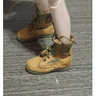 Highly detail 1/6 Scale Real Leather made Tactical Boots for both male/female figure body